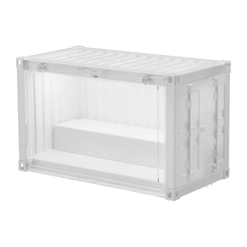 Vitrina a prueba de polvo – Caja de exhibición transparente portátil, modelos duraderos y coleccionables | vitrina fácil de transportar para minifiguras, figuras de acción, muñecas, caja de