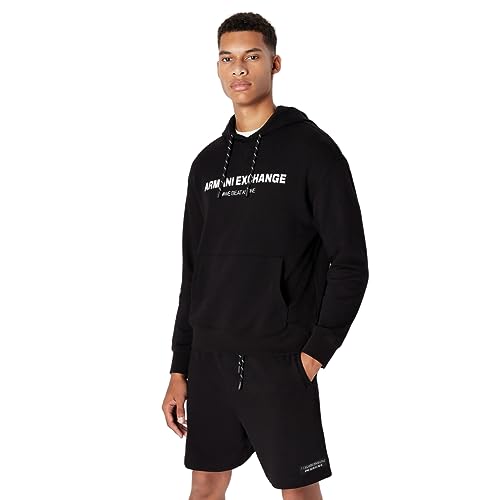 Armani Exchange Men's Limited Edition We Beat as One Capsule Cotton French Terry Hoodie