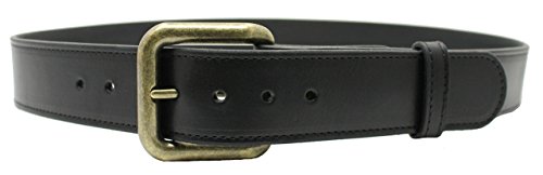 Handmade Leather Belt 1-1/2" OR 1-1/4" Genuine Black Leather, Removable Buckle, Dress Belt, Birthday Gift, Fathers Day, Big Belt and Tall, Personalized Free, Proudly Made in USA2