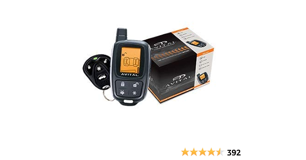 avital 5305l security system with 2-way lcd display remote manufacturer