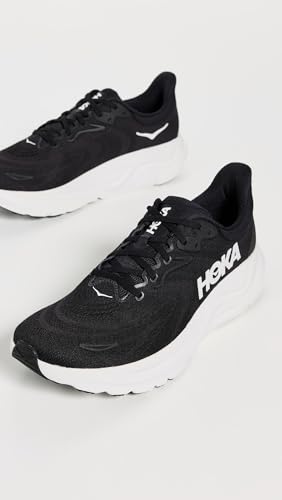Hoka Men's Arahi 8 Sneaker, Black/White, 11.5