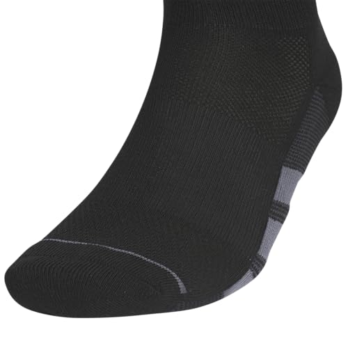 Image of adidas Men's All Day Training Quarter Socks sports performance above the ankle height with cushioning for running (3-Pair)