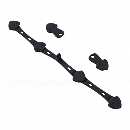 Clip de silicona para freidora Fdit, 3 piezas, abrazadera resistente al calor para cesta de freidora profunda, pinzas largas y cortas para estabilización de ingredientes, reutilizable para cocina doméstica y restaurante (Negro) miniatura 2