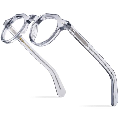 Image of HEPIDEM Acetate Glasses Frame Men Women Square Eyeglasses Optical Spectacles MZEPH