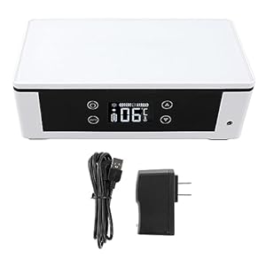 Insulin Portable Medicine Refrigerator for Insulation and Cooling, Rechargeable Mini Fridge with LCD Display, Flexible Power Supply, Ample Capacity for Insulin Pens and Vials,