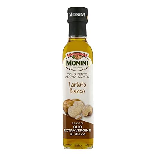Monini Condimento a Base di Olio Extra Vergine Aromatizzato Tartufo Bianco, 250ml