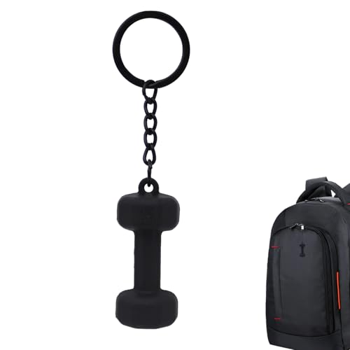 Porte-clés Haltères, De Salle Sport Pendentif D'exercice, Pour Au Design Haltère Les Amateurs Fitness En Acier Inoxydable Gym Clés, Sacs