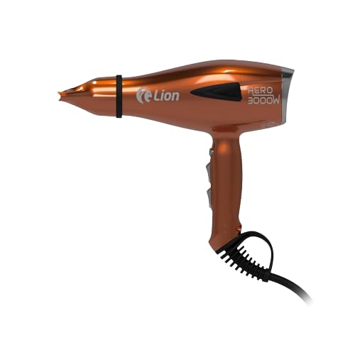 Secador Cabelo Lion Aero 3000w 220v Cobre + Prancha Chapinha Mini 200º Bivolt