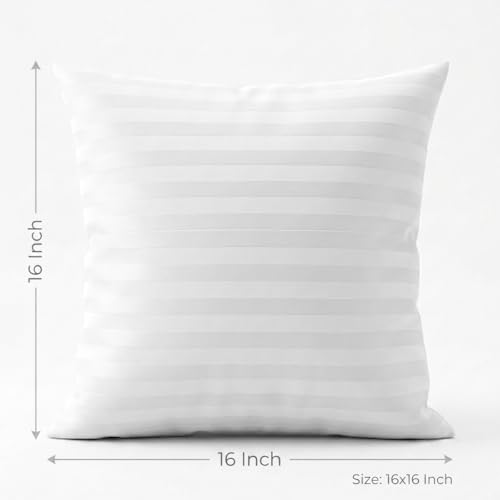 Image of Sleepy Night Reliance Fiber Cushion Filler | 16x16 Inch Set of 5 | Soft & Fluffy | Vacuum Packed | for Sofa & Bed