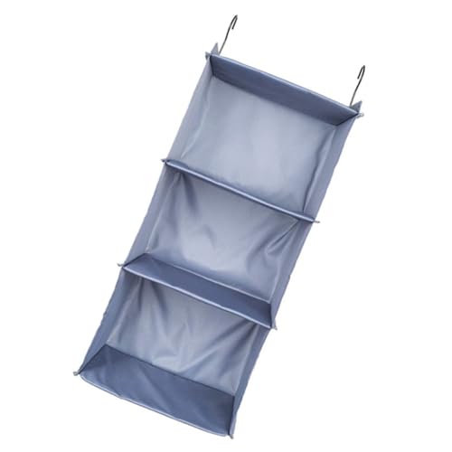 SUPVOX Organizador Colgante de Ropa Plegable de Nylon Resistente, 3 Capas sin Cajones, Bolsa de Almacenamiento para Armario, Práctico Organizador Multifunción para Dormitorio y Hogar