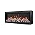 Amantii SYM-50-XT-BESPOKE Symmetry Extra Tall Bespoke 50 Inch Indoor Outdoor Electric Fireplace, WiFi Bluetooth Speaker Available, with Trim and Birch Log