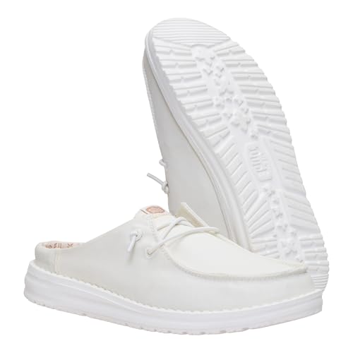 Image of HEYDUDE Women's Wendy Slip Mule Classic | Lightweight Women's Slip-On Shoes | Comfortable & Casual Everyday Footwear