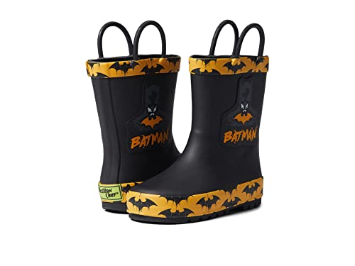 Western Chief Kids Boy's Batman Grunge Rain Boot (Toddler/Little Kid)