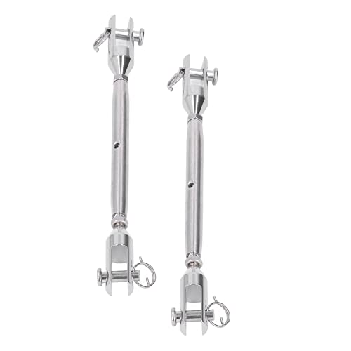 Set de 2 Tensores para Cables Tipo Quijada de Acero Inoxidable para Uso Marino e Industrial (M5) miniatura 7