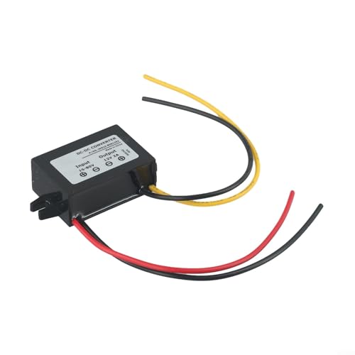 Convertidor de módulo reductor CC 15-80 V a 12 V, salida de 2 A con protección contra sobrecorriente, sobretemperatura y bajo voltaje para uso en vehículos y LED