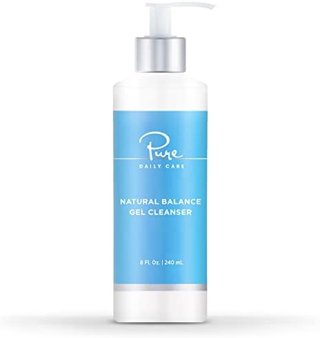 Pure Daily Care Natural Balance Gel Cleanser (8 Oz) - Gentle Refreshing Clinical-Grade Clean Beauty Daily Cleanser