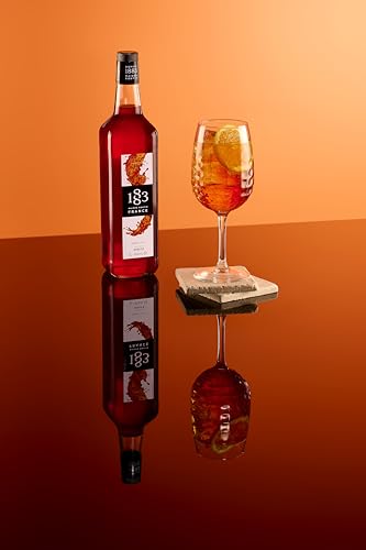 Image of 1883 Spritz Syrup for Drinks - Made in France, Premium Cocktail Mixer, 1 Liter Glass Bottle