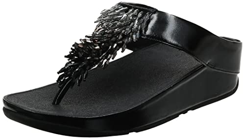 Image of FitFlop Women's Rumba Beaded Toe-Post Sandals