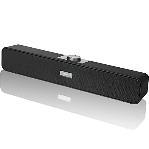 Laptop Speaker Lautsprecher PC USB Speaker Notebook Soundbar USB Computer Lautsprecher Music Box for PC Computer, Laptop, Notebook, Tablet Wired Soundbar with Stereo, 3.5 mm Aux 2.0 USB