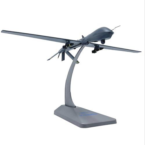 MQ-1 Predator Drone Reconnaissance UAV Model, 1:72 Scale Diecast Alloy Aircraft with Display Stand