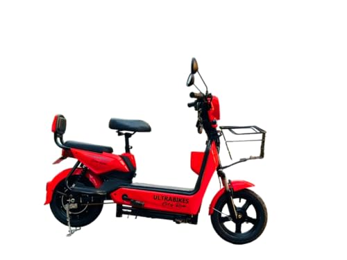 Image of Ultrabikes City Ride Moped | 550 watt Motor | 48V 18Ah Lithium Ion Battery | NO DL Required | 40 Top Speed | Digital Display | 2 Year Warranty | 3 Speed Modes I 70 KM in Single Charge