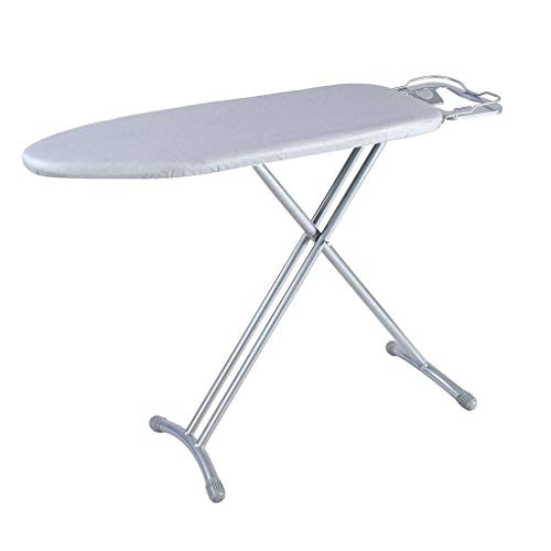 Bügelbretter, hitzebeständiger Verbrühschutz 36-Zoll-Metallplatte Bügeltisch, Geeignet für Waschräume, Grau/Schwarz/Braun