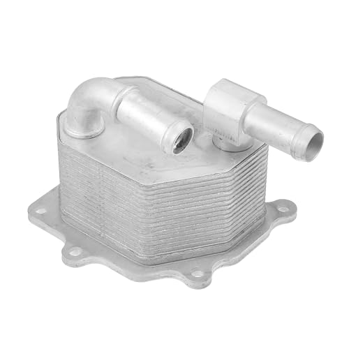 Motoforti Enfriador De Aceite Del Motor, Para Ford Edge 2007-2008, De Aluminio, Tono Plateado