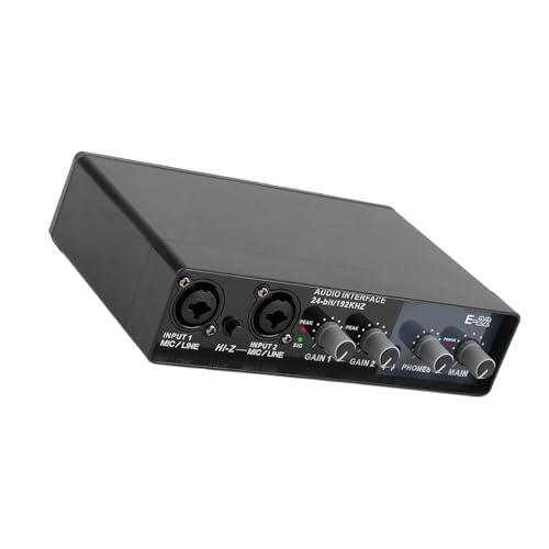 Hkfgdjdl Plug And Play - Tarjeta de sonido externa USB para computadora con sonido de alta resolución de 24 bits y 192 kHz