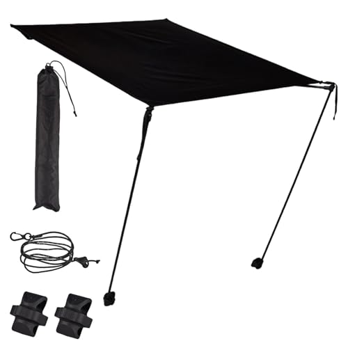 Auvent de chaise pliable et store amovible pour la plage ou le jardin