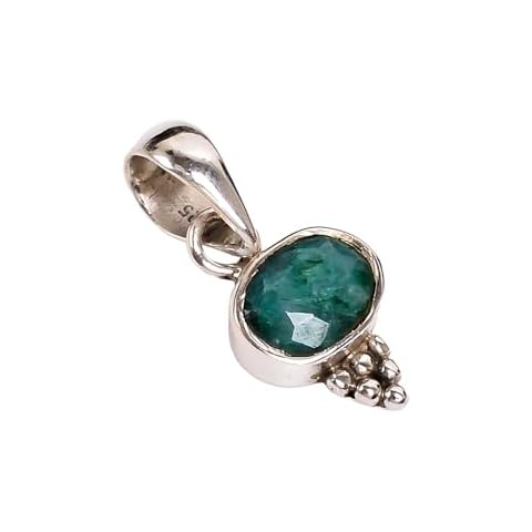 HIMALYA QUARTZ Handmade Corundum Emerald Pendant Cover