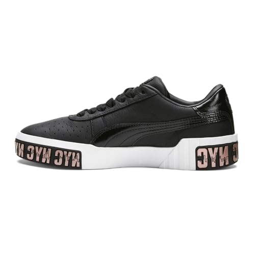 PUMA Womens Cali Bold NYC Graphic Perforated Lace Up Sneakers Shoes Casual - Black3