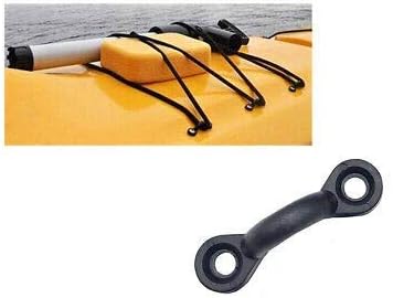 H2o Kayaks Injection Molded Nylon Pad Eyes with Well Nuts and Machine Screws