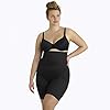 Naomi and Nicole Women's Plus-Size Unbelievable Comfort Hi Waist Thigh Slimmer Shapewear, Black, 5X
