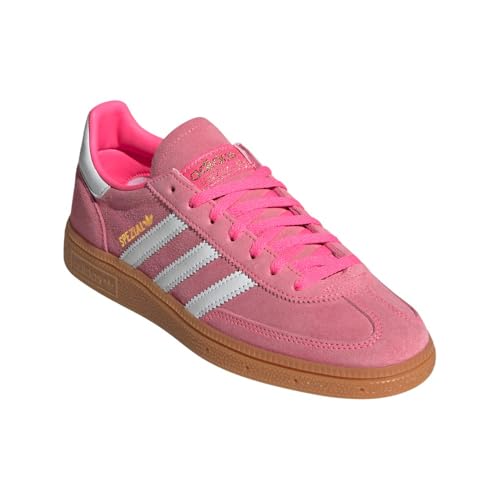 Image of adidas Womens Handball Spezial Lace Up Sneakers Shoes Casual - Pink - Size 6.5 M