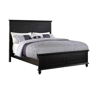 Black Plywood Queen Bed Frame - Modern Country Style Bedroom Furniture Black Plywood Queen Bed Frame Modern Country Style Bedroom Furniture