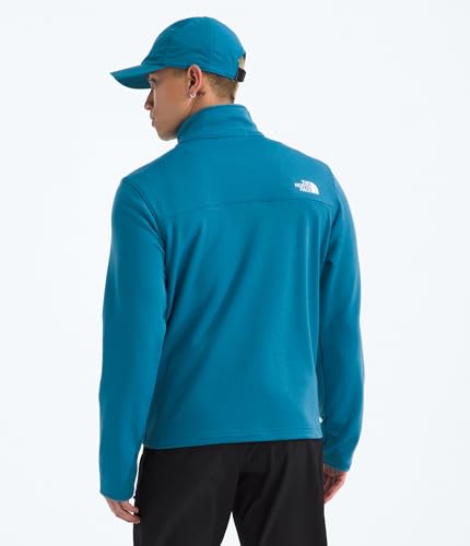 Image of THE NORTH FACE mens Cedar Trail Grid Fleece Quarter Zip Jacket | Cold Weather Top With Durable, Reinforced Bindings