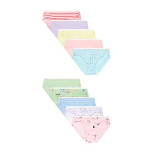 Image of Hanes Girls' Hanes Girls' 20-pack Tagless Cotton Brief Panties