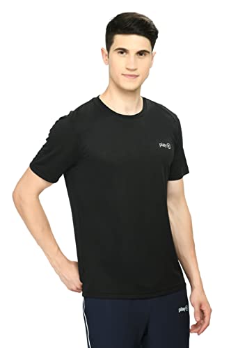 Image of playR Men Adult Core Run Tee - Activewear DRIVENT Lightweight Breathable T-Shirt for Men, Sports Tee for Gym, Running, Workout, Training, Fitness & Casual Everyday Wear Comfort - All-Season