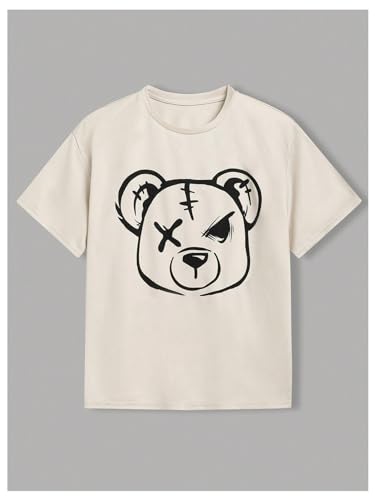 SOLY HUX Boy's 3 Piece T Shirt Cartoon Print Graphic Tees Short Sleeve Summer Tops3