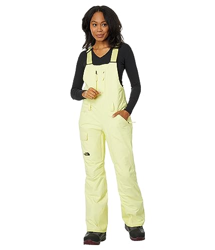 The North Face Womens Freedom Insulated Bib, XL, REG, Sun Sprite