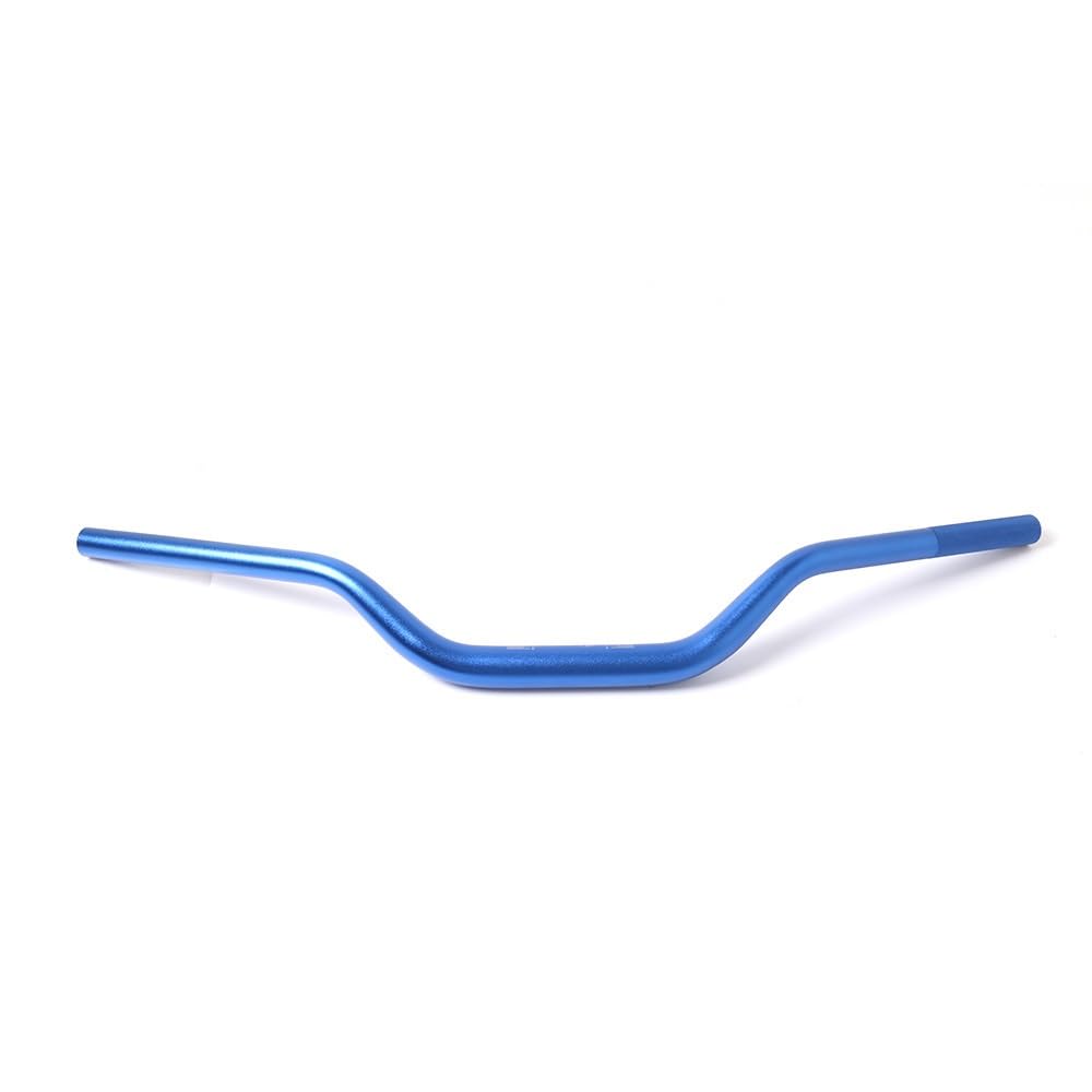 Uchwyty kierownicy motocyklowej 28mm 1-1/8 ''kierownica motocykla stop aluminium CNC piaskowanie kierownica pasuje do Yamaha 530 R6 R3 CBR1000RR(Blue-laser logo)