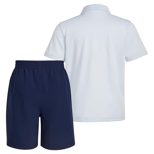 Image of adidas Boys' Short Sleeve Polo Shirt and Shorts 2-piece Set
