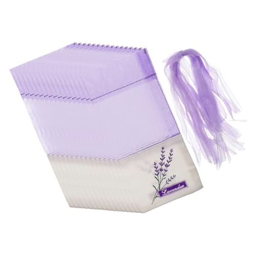 GARVALON 50 sachets vacíos decorativos de perfume miniatura 7