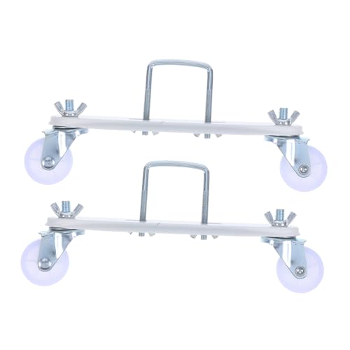 iplusmile 1 Par polea calefactora electrica Soporte Calentador electrico Accesorio Calentadores Mini Ruedas para pequeños electrodomésticos Ruedas Resistentes Abdominales