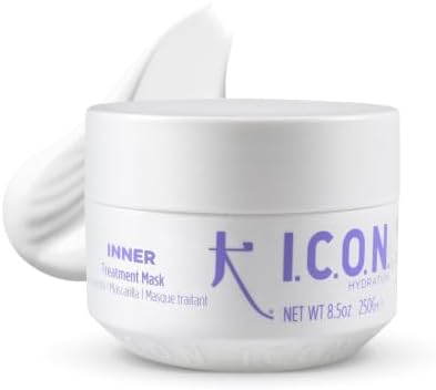 I.C.O.N. Inner Moisturizing Treatment Mask, Rinse-out Cream for Dry, Brittle & Chemically Treated Hair, 8.5 oz
