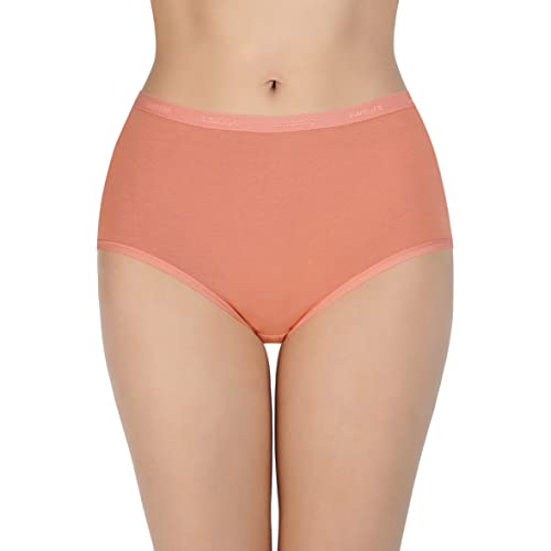 Image of Amante Solid Cotton Full Brief Panty Pack(Pack of 3)
