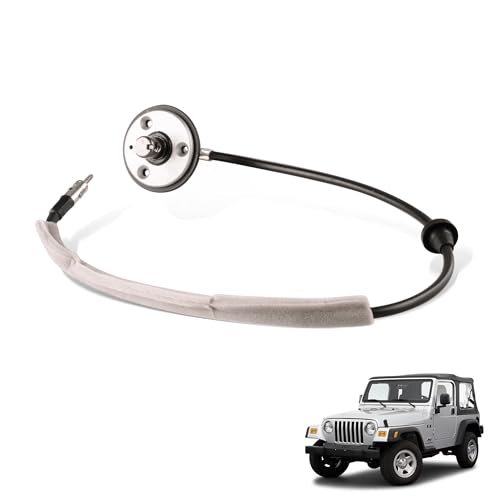 Predep Radio Antenna Base Bracket with Cable Compatible with 1997-2006 Jeep Wrangler, Replace# 56038660AB