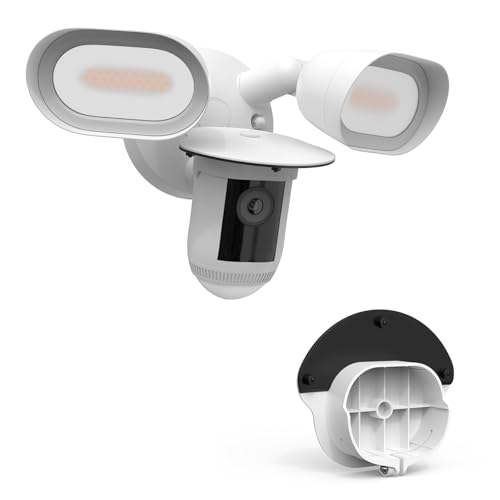 Carcasa Ring Floodlight Cam Wired Pro funda impermeable exterior blanca 2