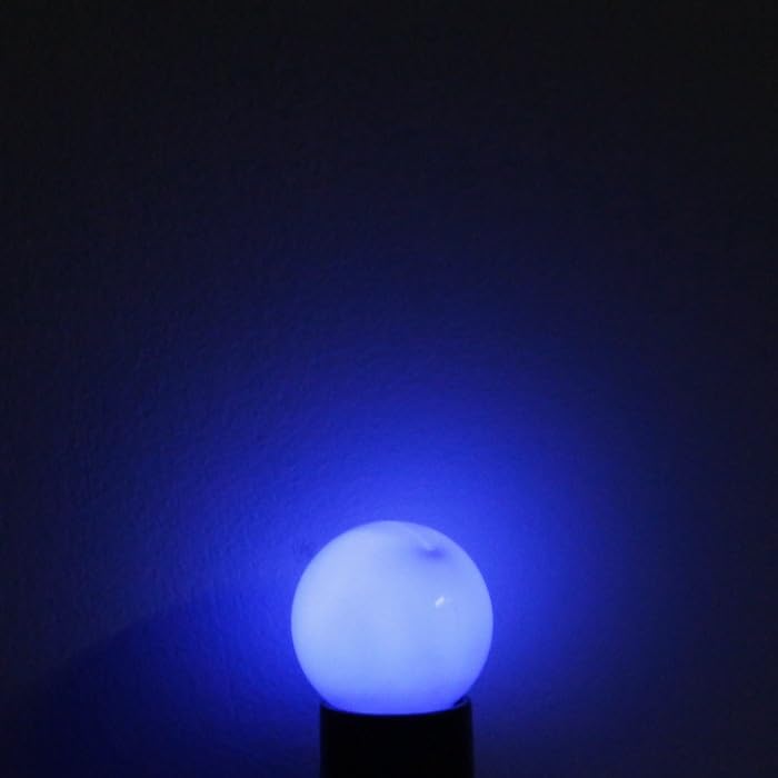 Ampoule LED G45 E27, 5 Couleurs, Couvercle PC, lumière décorative, Rouge, Jaune, Bleu, Vert, Blanc, 50 pièces/lot(Red Light)