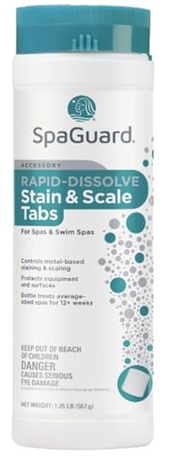 SpaGuard Rapid-Dissolve Stain & Scale Tabs for Spas & Swim Spas 1.25 lb